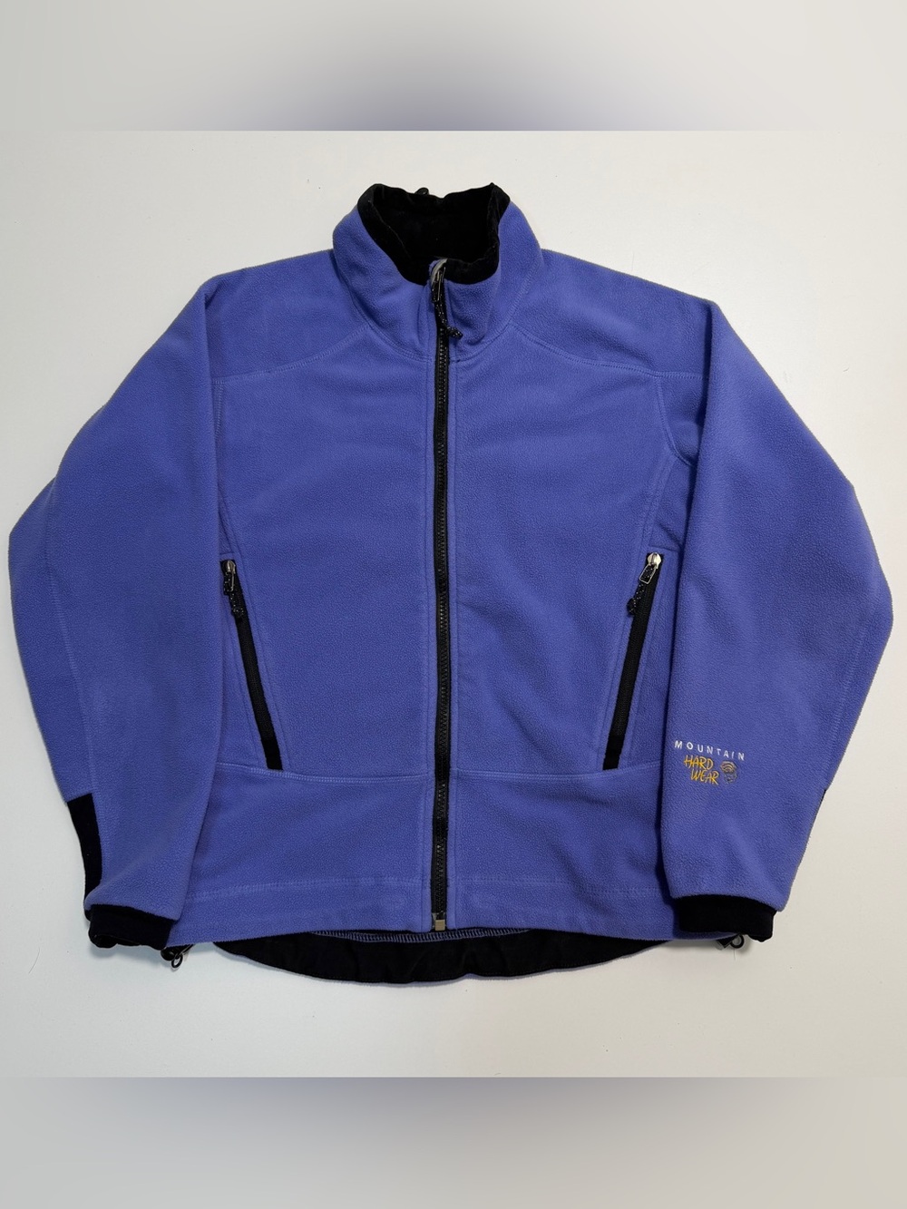 Vintage Mountain Hardwear Polartec Full Zip Fleece Jacket Womens 6 Small Blue